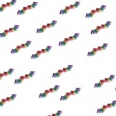 Cílios Postiços Metalizado Colorido Cromus