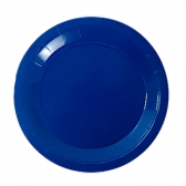 Prato De Papel Silver Azul Escuro 18cm 10 Un