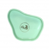 Bandeja Orgânica Verde Claro 13cm Un - Sóboleiras