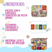 Cartaz Decorativo Arraia Regina - 4un