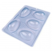 Forma De Silicone 5 Ovos 50g Bwb