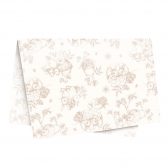 Papel De Seda Páscoa Francês Marrom 44x69 3un - Cromus