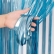 Cortina Metalizada Azul Claro 1x2 M Un