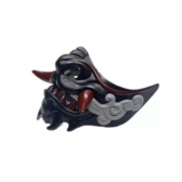 Máscara Samurai Dragão Preto Un