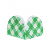Forma 4 Petalas Xadrez Verde Nc Toys - 50 Un