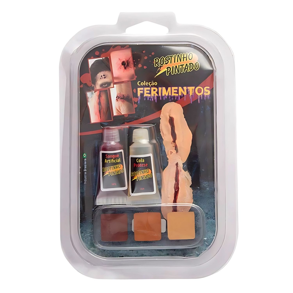 Kit Coleção Ferimentos Corte Pequeno - Rostinho Pintado