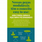 Pé Cogumelo Azul Bic 18,5cm Un - Sóboleiras