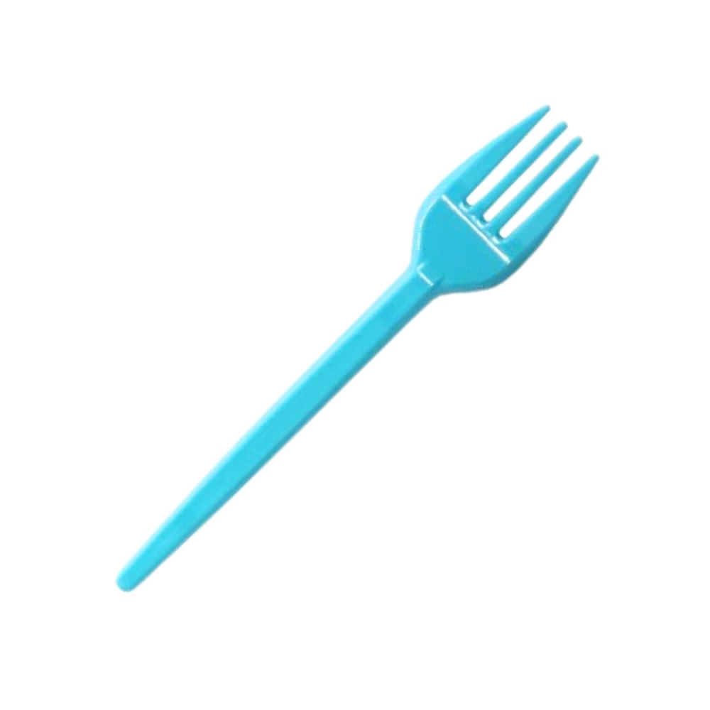 Garfo De Sobremesa Azul Bebê 50 Un