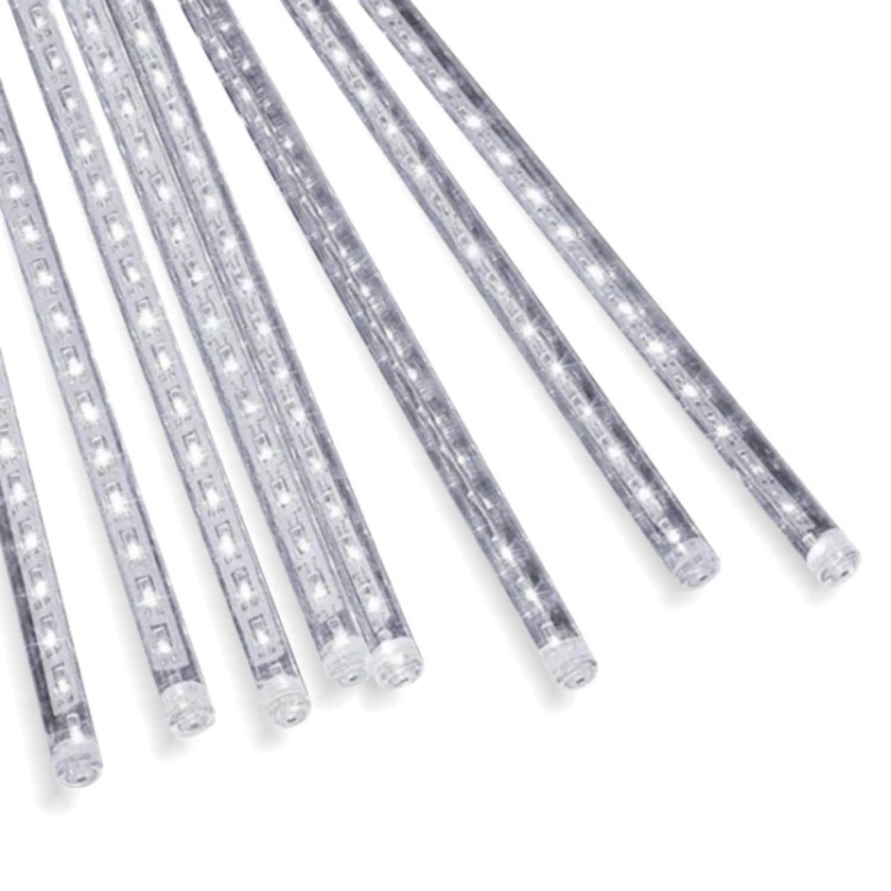 Bastão Led Branco Natalino Snowfall Bivolt 2m E 8 Bastões 50cm