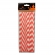 Canudo De Papel Listra Vermelho Silver 12un