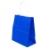 Sacola Papel Kraft Azul Bic Tamanho 24cm X 10cm X 33cm 10un