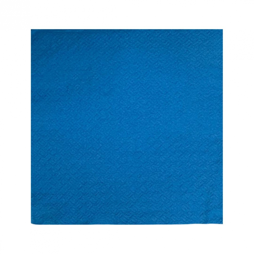 Guardanapo Azul Royal Texturizado 25x25 Cromus - 20un