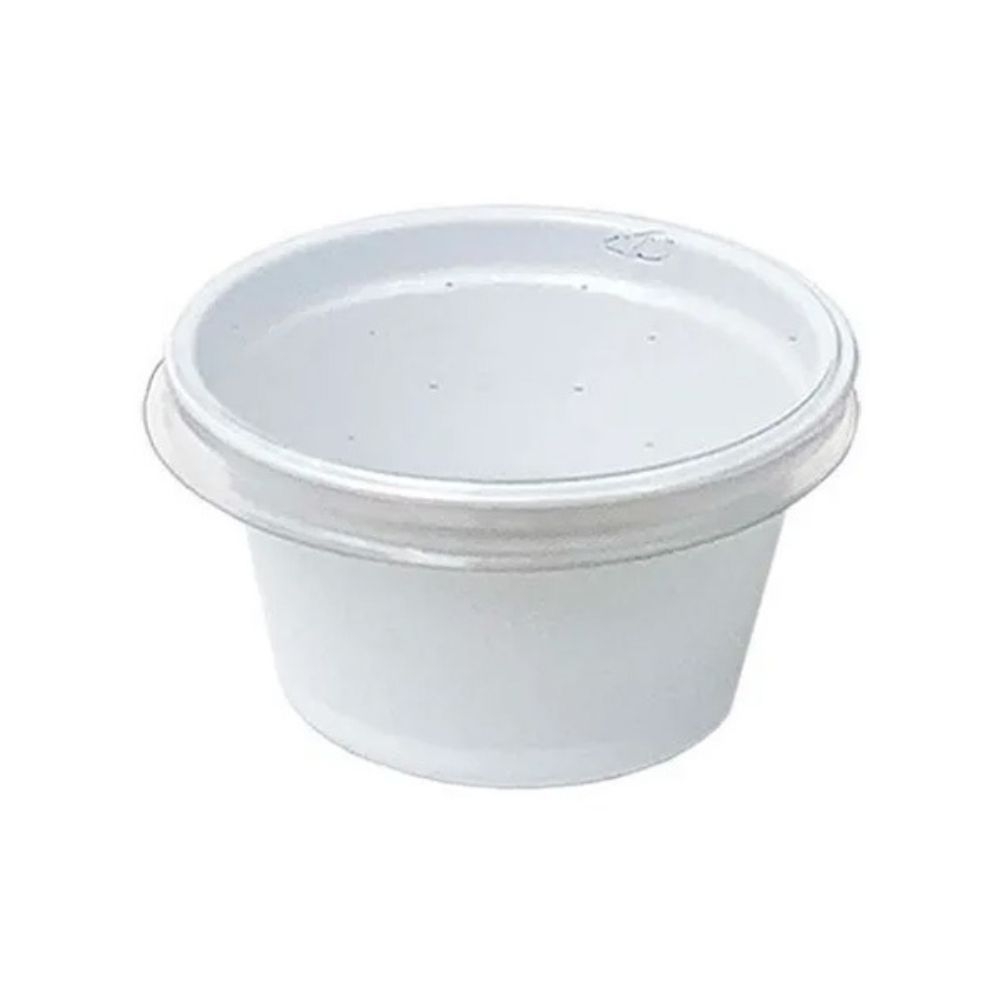 Pote Para Molho 30ml Branco G695 50 Un - Galvanoteck