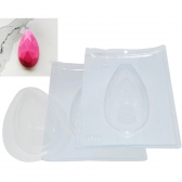 Forma De Silicone 10056 Para Ovo Lapidado 350g Un - Bwb