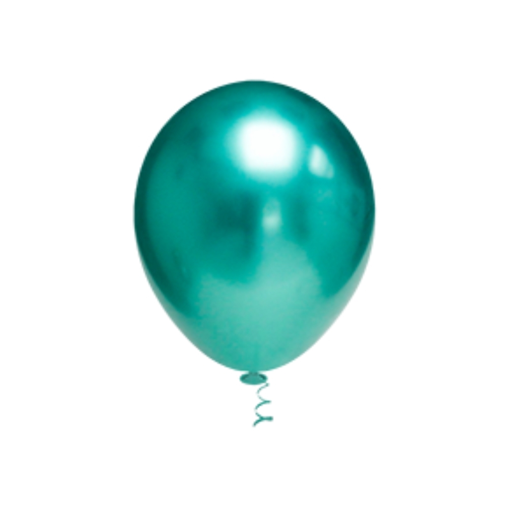 Balão Látex 5 Platino Verde 25 Un - Pic Pic