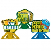 Decoração Mesa Brasil 6un - Regina