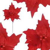 Bico Papagaio Aveludado Vermelho 24cm Florarte