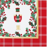 Guardanapo Soldado De Chumbo 33x33 De Natal 20 Un - Cromus