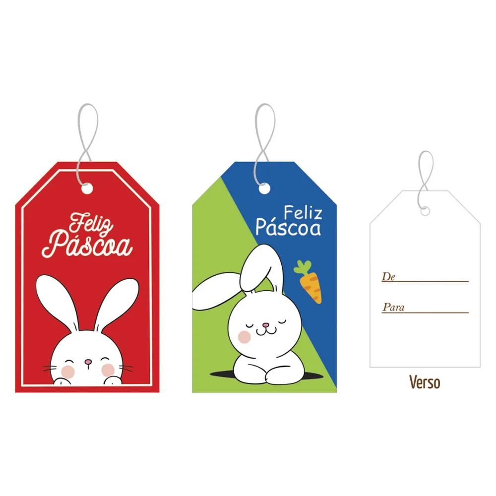 Tags Decorativas Páscoa 12 Un - Carber