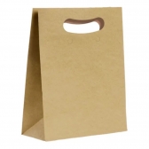 Sacola Papel Kraft Boca De Palhaço 31x12x38 10un