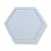 Bandeja Sextavada Azul Claro Candy 15cm Un - Sóboleiras