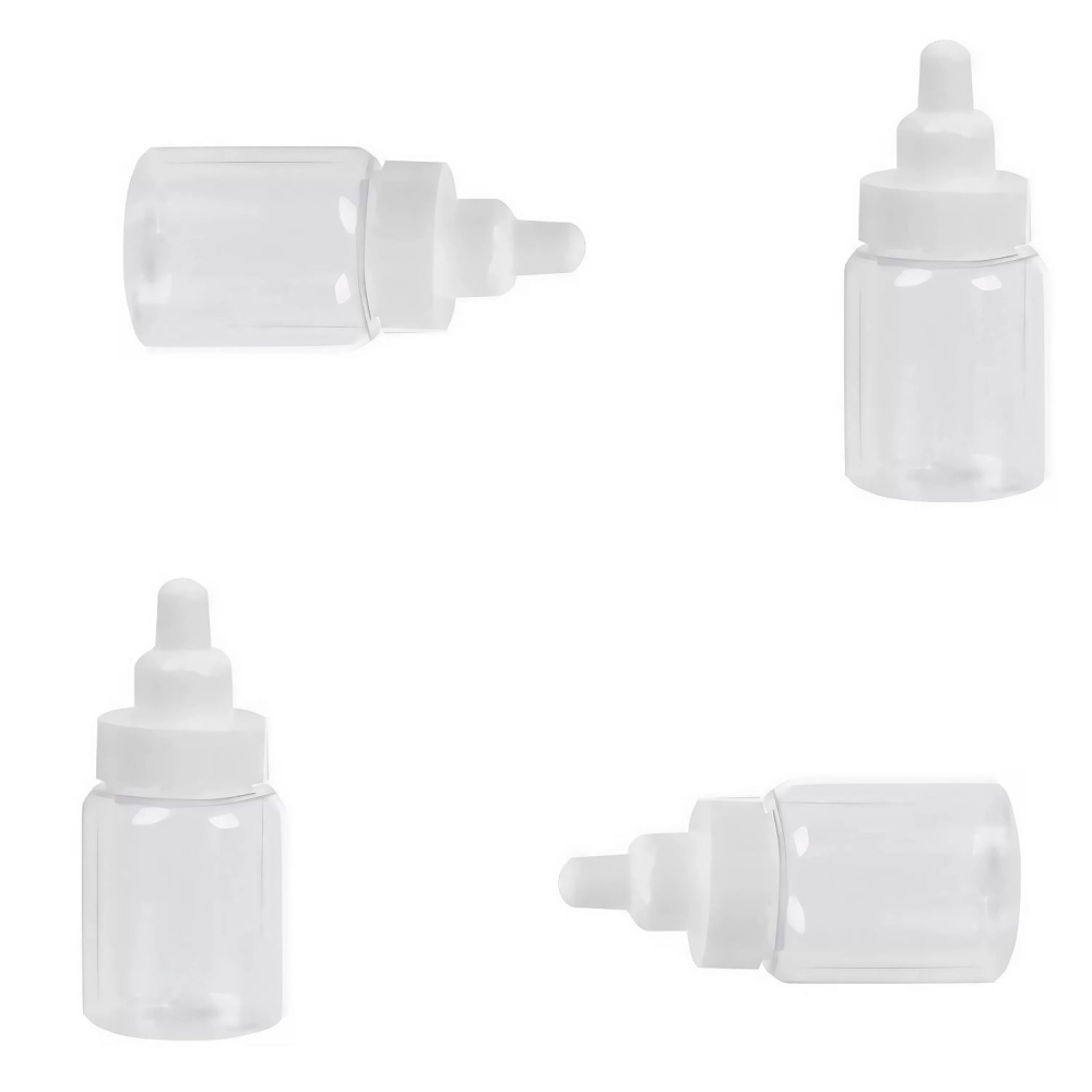 Lembrancinha Mamadeira Lisa Branco 60ml 10un