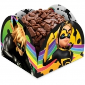 Porta Forminha Ladybug Miraculous 50 Un - Regina