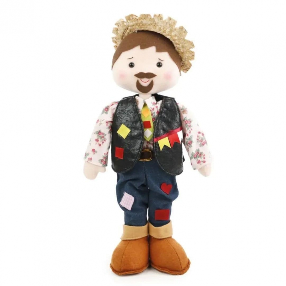 Boneco Caipirinha Domenico 40cm Cromus