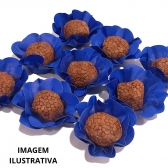 Forminha De Flor Gardenia Azul Royal Nb - 40 Un