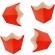 Cachepot Montado Médio Vermelho 10 Un