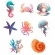 Picks Para Doces Fundo Do Mar 8 Un - Regina