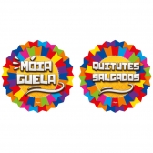 Placas Sinalizadoras Diversas Arraiá 4 Un - Regina