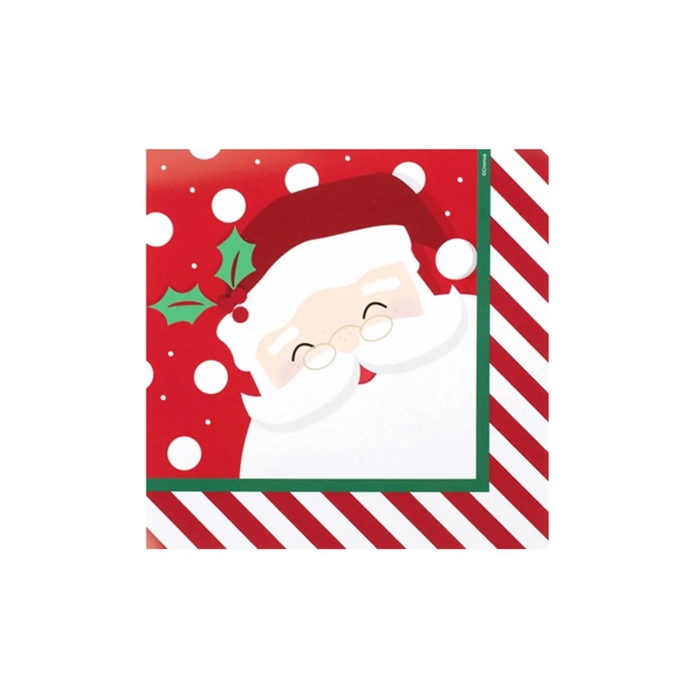 Guardanapo 33x33 De Natal Poa Noel 20un - Cromus