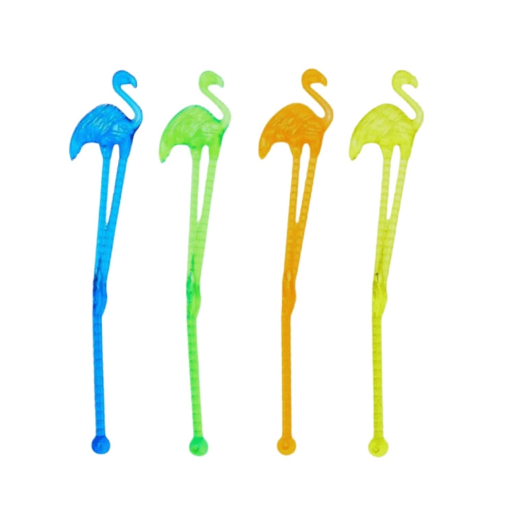 Kit Mexedor De Drink Flamingo Colorido 6 Un Sortido