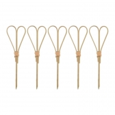 Palito De Bambu Para Petiscos 12cm 20un Silver