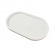 Bandeja Decorativa Oval Branca Un - Tasil