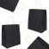 Sacola Papel Kraft Preta Tamanho 14cm X 08cm X 16cm 10 Un