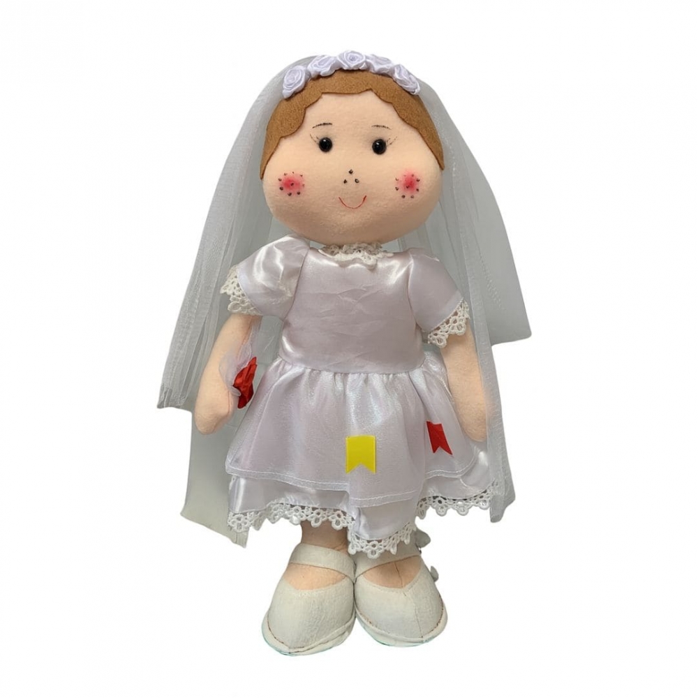 Boneca Noiva Caipirinha Ritinha 40cm Cromus