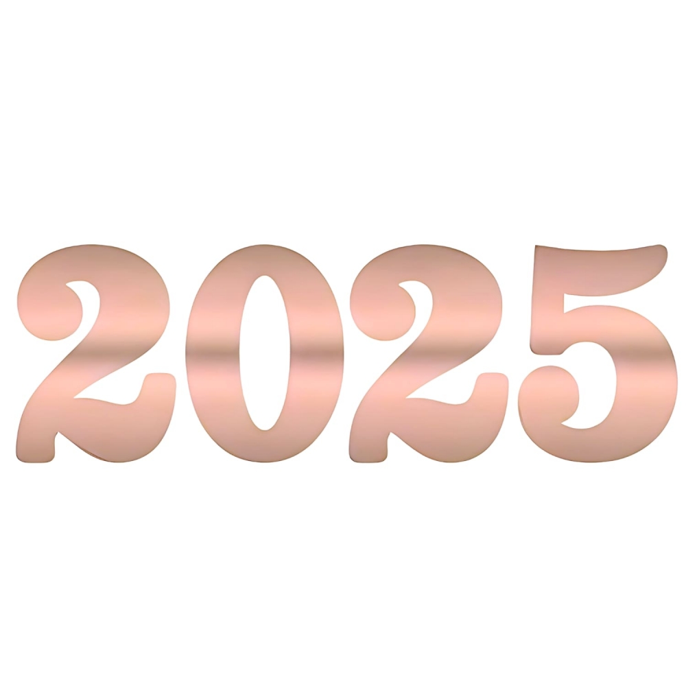 Dec De Parede 2025 Rose Gold Ursinho
