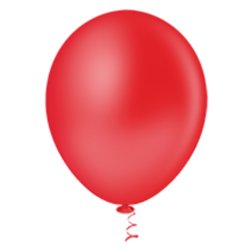 Balão Látex Redondo 8 Vermelho 50 Un - Pic Pic