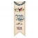 Faixa Decorativa Vertical De Tecido 1,20mx40cm Pascoa Regina