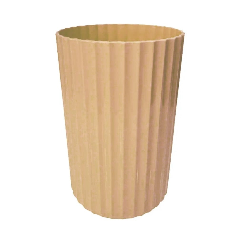 Vaso Decorativo Canelado Noz Moscada Un - Tasil