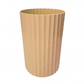 Vaso Decorativo Canelado Noz Moscada Un - Tasil