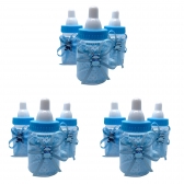 Lembrancinha Mamadeira Decorada Azul 60ml 10un
