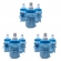 Lembrancinha Mamadeira Decorada Azul 60ml 10un