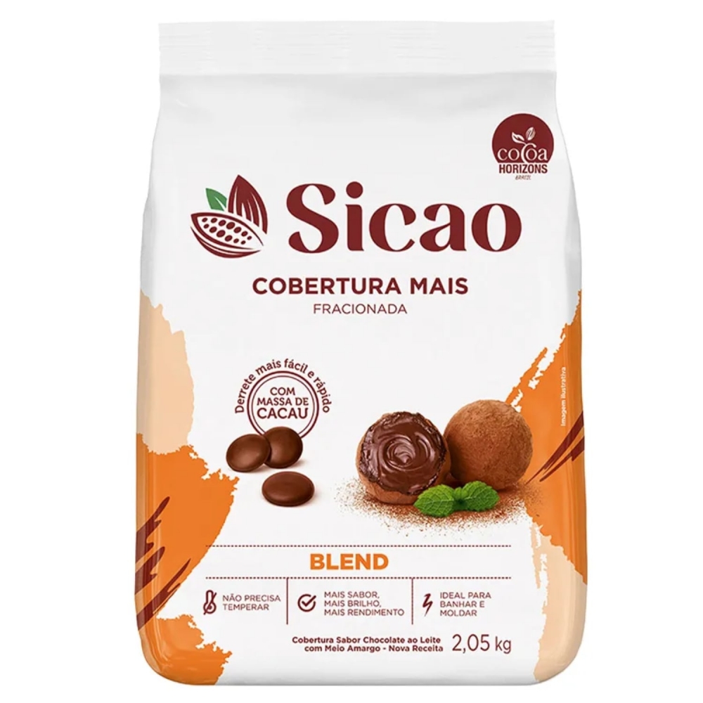 Cobertura Fracionada Blend Mais 2,05kg - Sicao