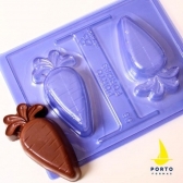 Forma Silicone 96 Cenoura Recheada Porto