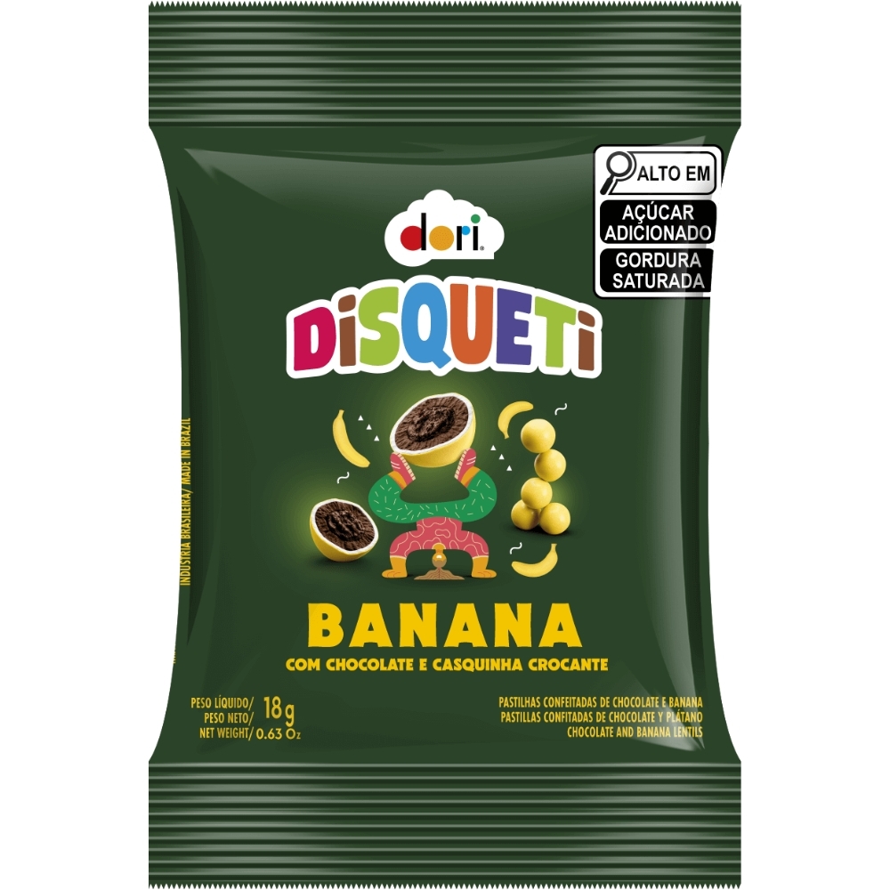 Disqueti Banana 16x18g - Dori