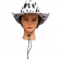 Chapeu Country Estampa De Vaca - Un