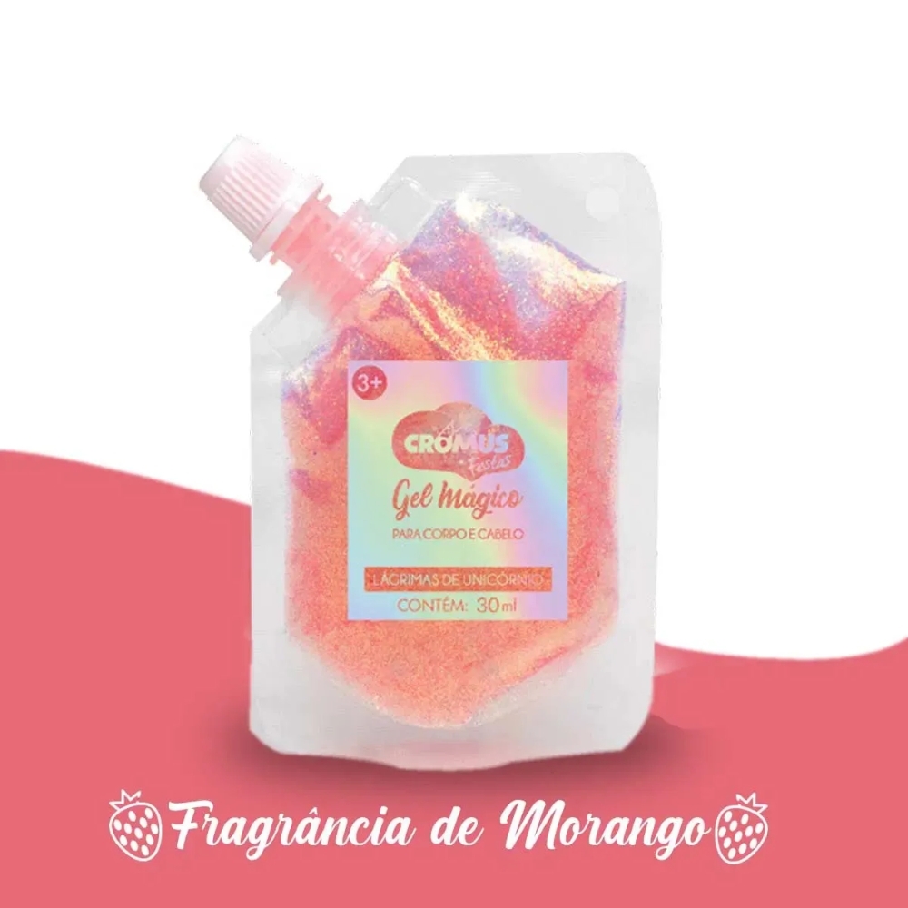 Gel Mágico Para Corpo E Cabelo 30g 1un Fragrâncias - Cromus